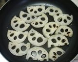 簡単♪厚切りれんこんの照焼きにんにく風味作り方2写真