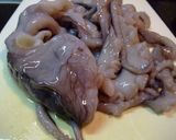 【ランチ】蛸とミョウガと三つ葉のピリ辛丼作り方1写真