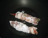 ナスとパプリカとチーズの豚肉巻☆味噌風味作り方2写真