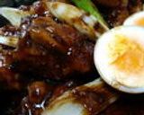 ゆで卵と豚肉の照り味噌煮作り方12写真