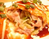 豚とキャベツのお好み風オムレツ作り方5写真