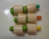 チーズかまぼこ＆枝豆サンド作り方2写真