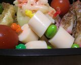 チーズかまぼこ＆枝豆サンド作り方4写真
