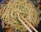 ベーコンとトマトのジェノベーゼパスタ作り方4写真