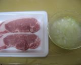 オニオンソースポークソテー作り方1写真