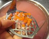 生筋子をほぐして作るイクラ醤油漬け作り方2写真