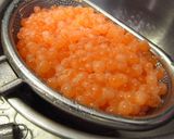 生筋子をほぐして作るイクラ醤油漬け作り方5写真