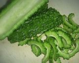ゴーヤとハムのサラダ作り方1写真
