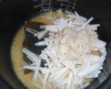ホタテ缶と大根の炊き込みご飯✿ヘルシ～♪作り方4写真