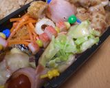 キャベツと鮭フレークのハムチーズ巻き焼き作り方7写真
