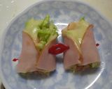 キャベツとじゃこのハムチーズ巻き焼き作り方9写真