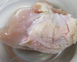 レンジでチン！ズボラな私の鶏の酒蒸し。作り方1写真