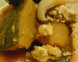 鶏とエリンギ入りかぼちゃのこっくり煮作り方7写真