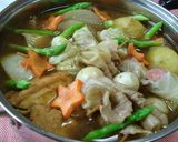 野菜を食べる☆カレー鍋おでん作り方7写真