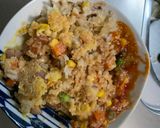 レンジ簡単中華風ナポリタン味炒飯弁当作り方12写真