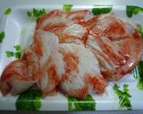 混ぜるだけ♪簡単カニカマ入り中華茶碗蒸し作り方3写真