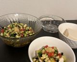 夏野菜のっけ豆腐 塩こん部長と桃屋の生姜作り方6写真