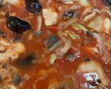 花豆と鶏胸肉のトマト煮込み作り方4写真