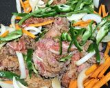 ワンパンで簡単!牛肉と野菜のプルコギ風作り方5写真