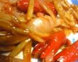 お弁当に✿玉ねぎとウィンナー炒め作り方6写真