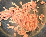 豚ミンチキムチ炒め作り方1写真