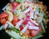 彩りホットサラダ作り方3写真