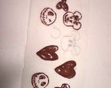 キャラチョコ♡かぼちゃプリン♡ハロウィン作り方7写真