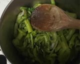 食品ロスゼロレシピ菜の花の茎でスープ！作り方2写真