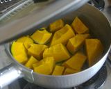 ラムレーズンのかぼちゃサラダ作り方1写真