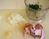 バジルのクリームソースパスタ作り方1写真