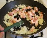バジルのクリームソースパスタ作り方4写真
