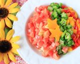 七夕★トマト＆おくらの天の川そうめん★作り方6写真