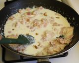 バジルのクリームソースパスタ作り方8写真