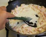 バジルのクリームソースパスタ作り方7写真