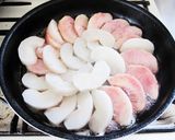 ♡桃と梨のカスタードパイ♡作り方2写真