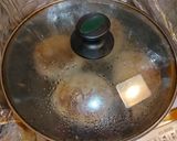デミきのこ煮込みチーズｉｎハンバーグ作り方6写真