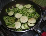 ゴーヤとナスの味噌炒め作り方5写真