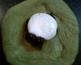 抹茶黒豆ミルクパン☆作り方6写真