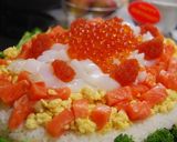 一緒に作ろ♪バースディ♡寿司ケーキ♪作り方13写真