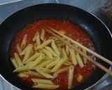 簡単ペンネアラビア~タ作り方3写真