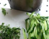夏野菜と豚肉のサラダ☆柚子こしょう風味作り方1写真