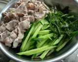 夏野菜と豚肉のサラダ☆柚子こしょう風味作り方3写真