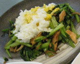 青菜と舞茸の卵とじ作り方4写真