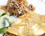 簡単☆えのきの重ね煮で☆巻かない卵焼き作り方4写真