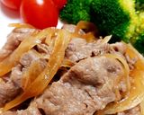 簡単☆和風☆牛肉と玉ねぎの酢醤油和え作り方7写真
