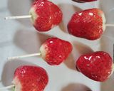 電子レンジでいちご飴ʚ🍓ɞ作り方7写真