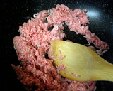 ヘチマと厚揚げのエリンギひき肉あんかけ作り方4写真