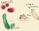きゅうりとささみの梅干和え作り方1写真