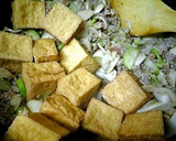 ヘチマと厚揚げのエリンギひき肉あんかけ作り方7写真