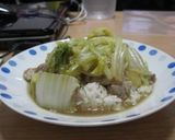 簡単♪白菜と豚肉のあんかけ丼☆作り方4写真